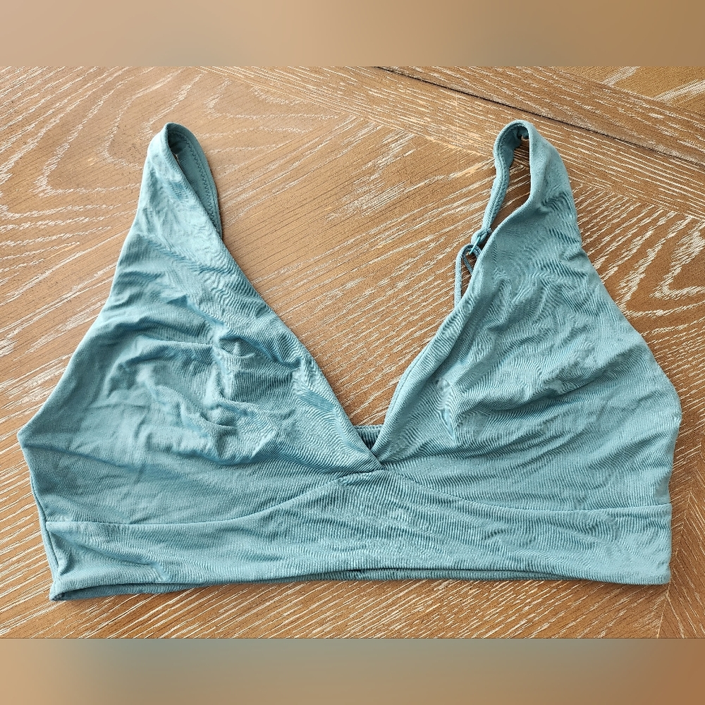 Soft Gilligan & O'Malley teal bralette, XL***